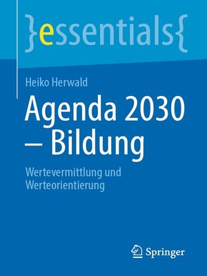 cover image of Agenda 2030 – Bildung